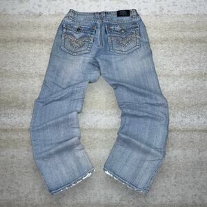 Vintage Y2K Bailey PT Skater Jeans 32x32 Regular Fit Flared Leg Light Wash Denim